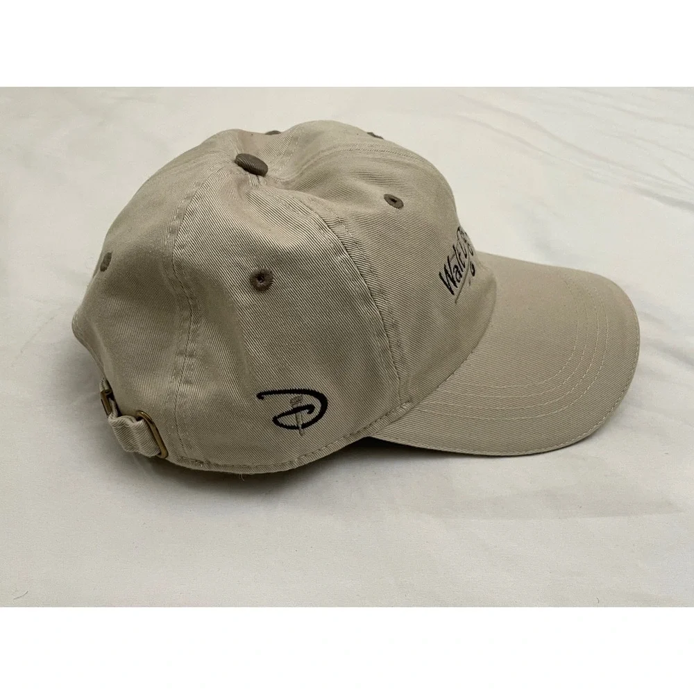 Vintage Walt Disney World Ahead Golf Hat Cap Beige NWOT